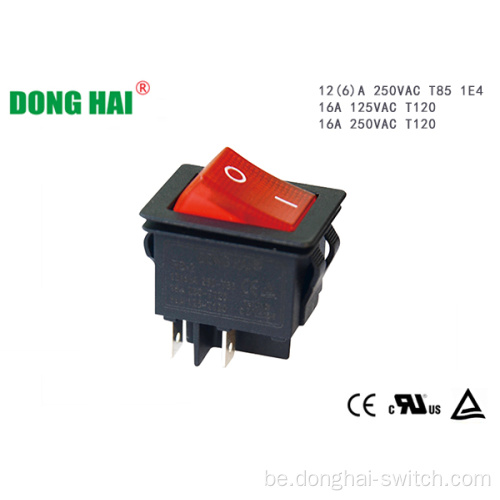 Двухполюсны кулісны пераключальнік Black Squre